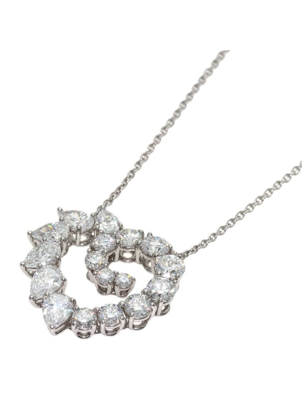 Harry Winston Open Clubstar Diamond Necklace